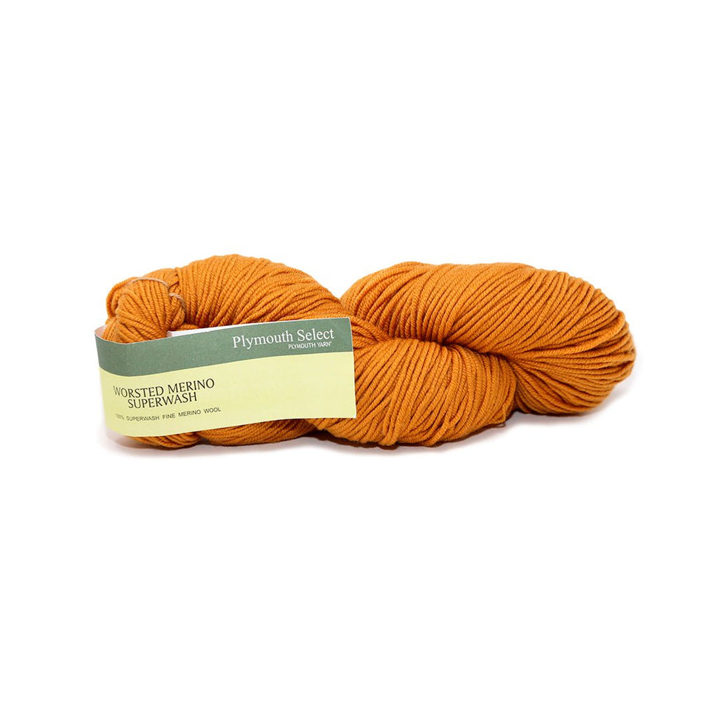 Plymouth Yarns Worsted Merino Superwash - 95 - Sunflower 843273055045 | Yarn at Michigan Fine Yarns