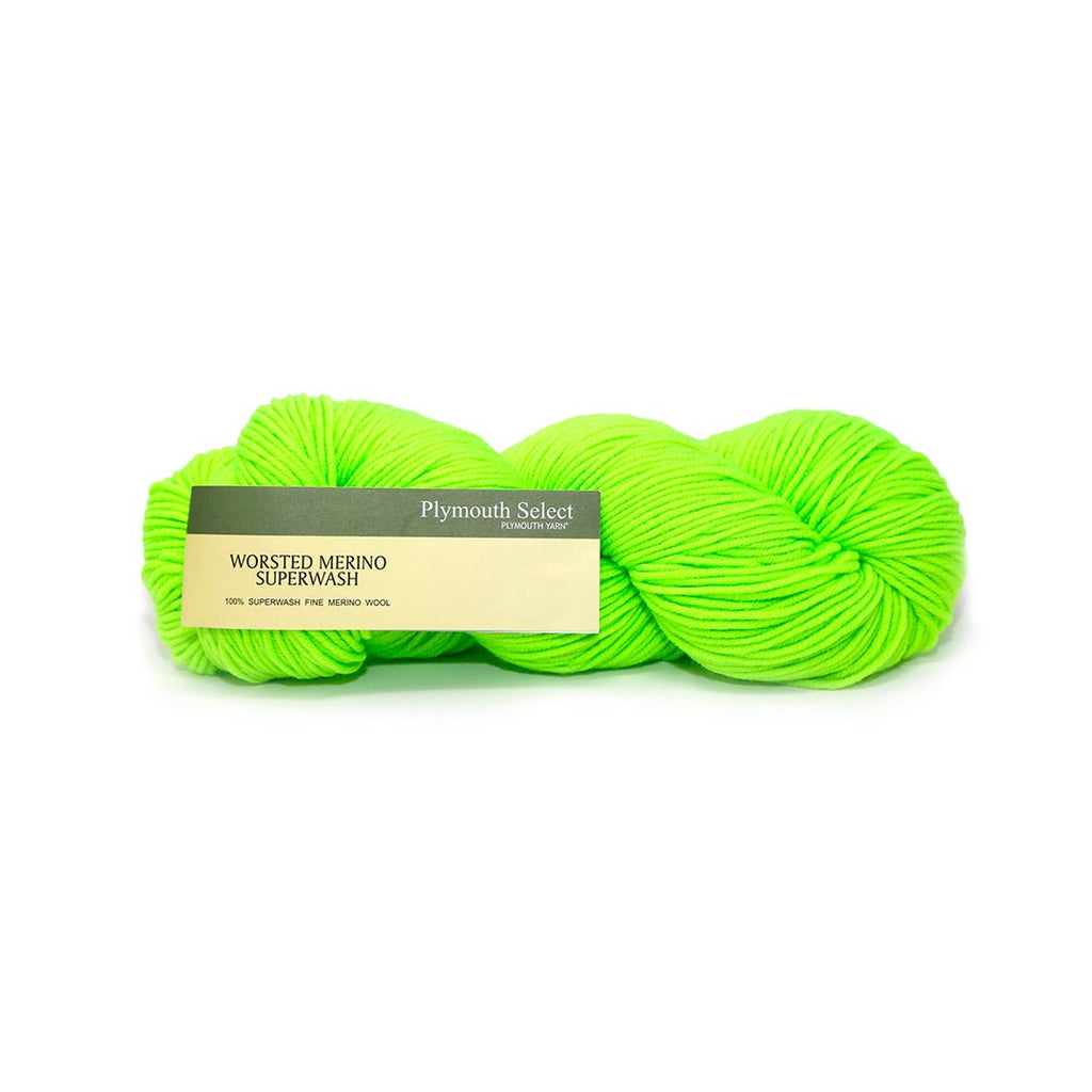 Plymouth Yarns Worsted Merino Superwash - 99 - Lime 843273056059 | Yarn at Michigan Fine Yarns