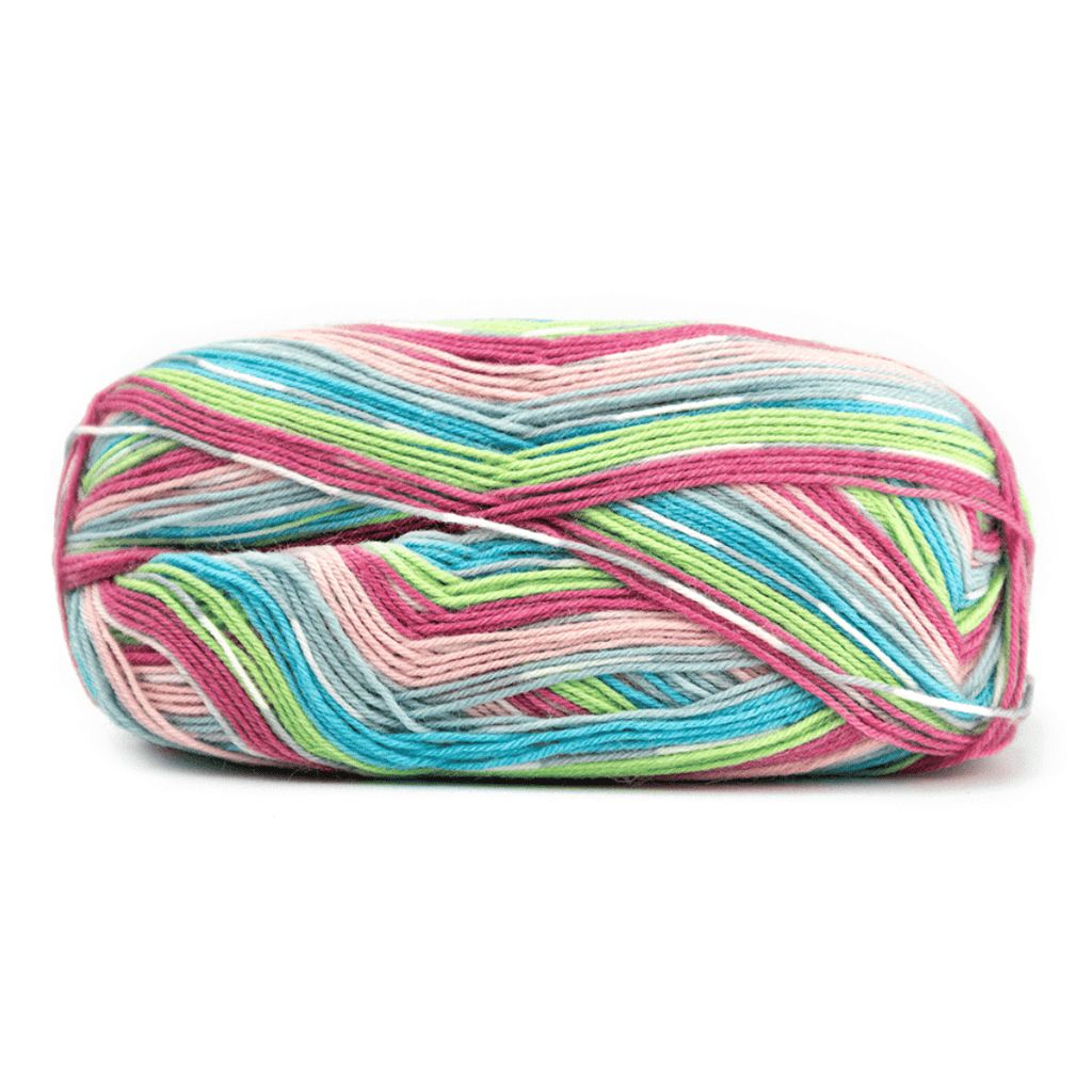 Schoppel Wolle Admiral R Druck - 1745 - Grass Rose Turquoise 4250331305794 | Yarn at Michigan Fine Yarns