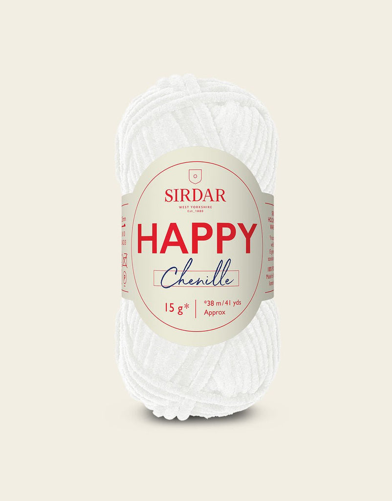 Sirdar Happy Chenille - 20 - Snowflake 5054714820671 | Yarn at Michigan Fine Yarns