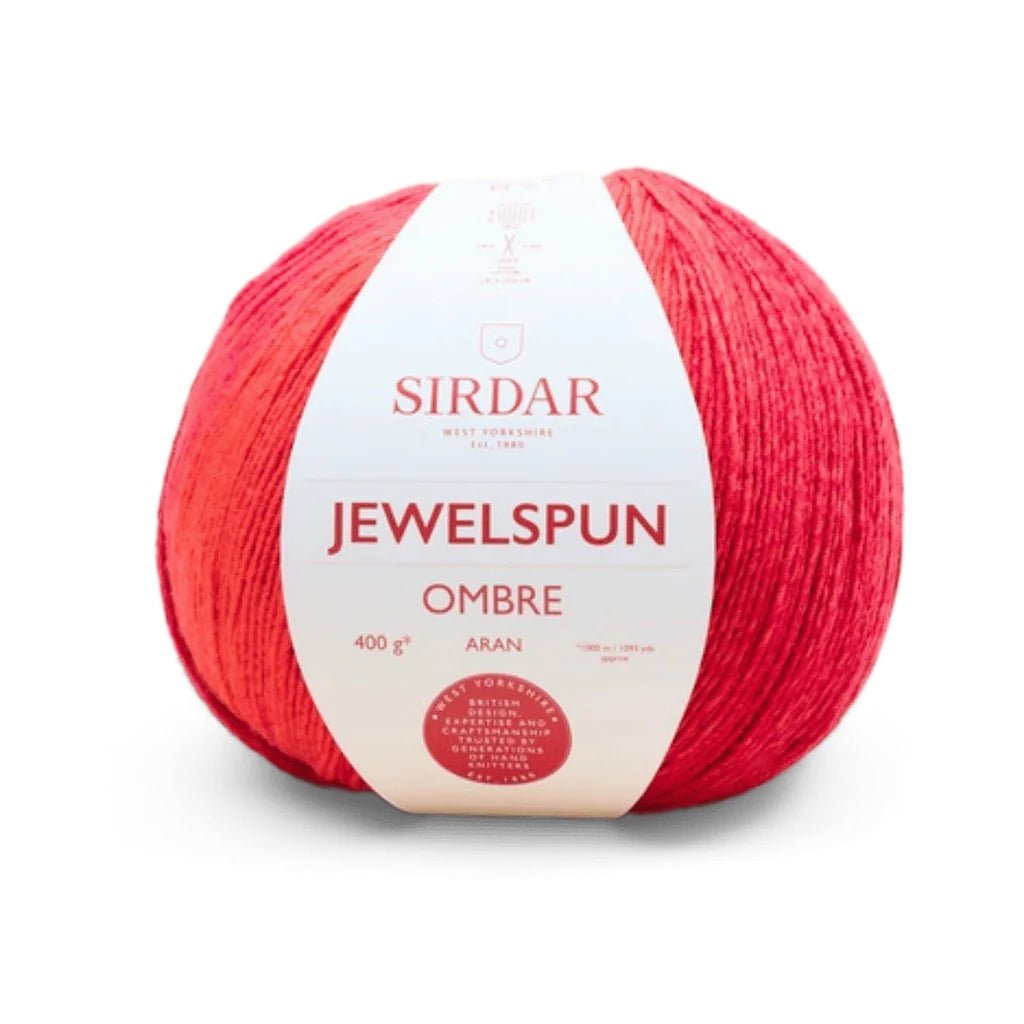 Sirdar Jewelspun Ombre - 102 - Crimson Sunset 5054714621025 | Yarn at Michigan Fine Yarns