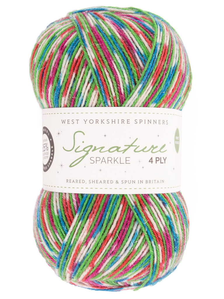 West Yorkshire Spinners Signature 4 - ply - 905 - Fairy Lights (Sparkle) 5053682069051 | Yarn at Michigan Fine Yarns