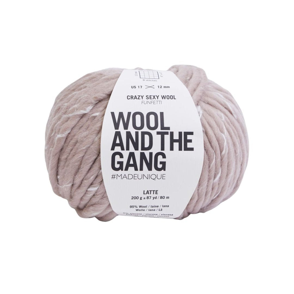 Wool And The Gang Crazy Sexy Wool - Latte | Yarn at Michigan Fine Yarns