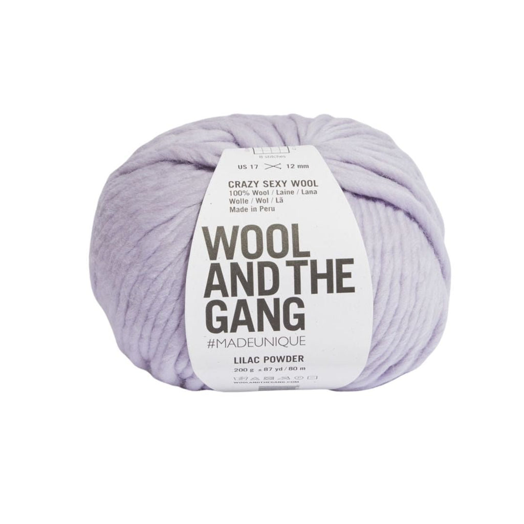 Wool And The Gang Crazy Sexy Wool - Lilac Powder | Yarn at Michigan Fine Yarns