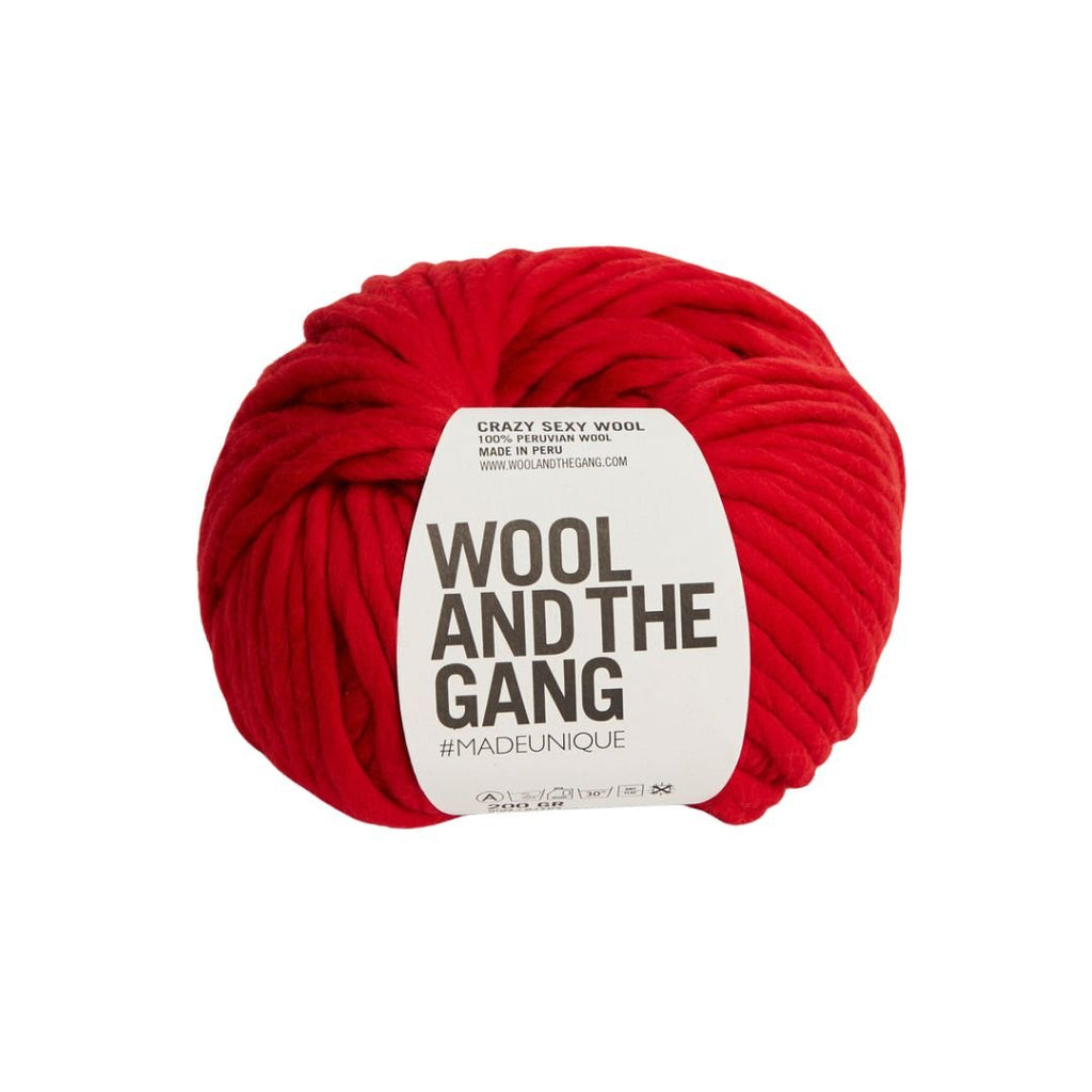 Wool And The Gang Crazy Sexy Wool - Lipstick Red | Yarn at Michigan Fine Yarns