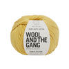 Wool And The Gang Shiny Happy Cotton - Chalk Yellow 700461388685 | Yarn at Michigan Fine Yarns