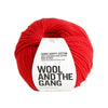 Wool And The Gang Shiny Happy Cotton - Lipstick Red 700461722472 | Yarn at Michigan Fine Yarns