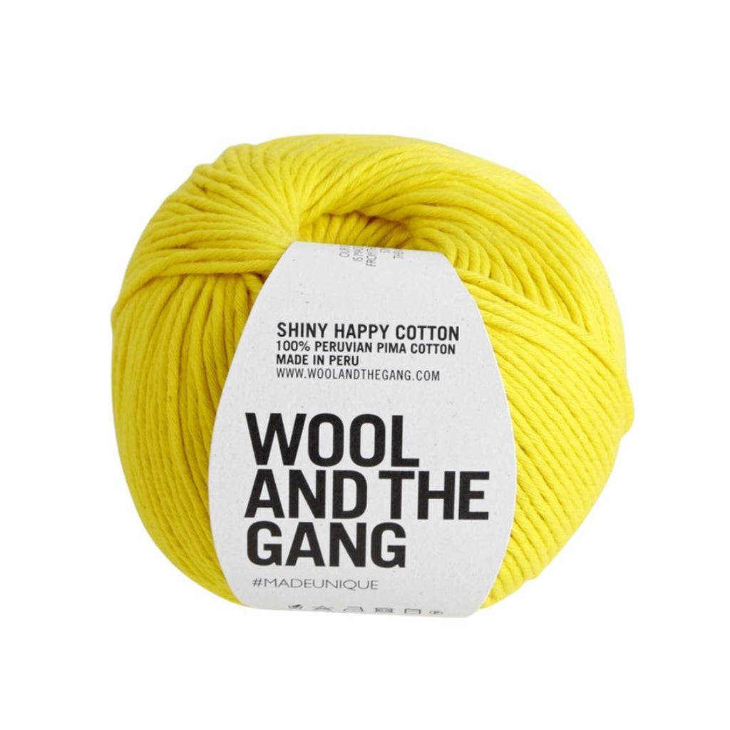 Wool And The Gang Shiny Happy Cotton - Yellow Brick Road 700461722649 | Yarn at Michigan Fine Yarns