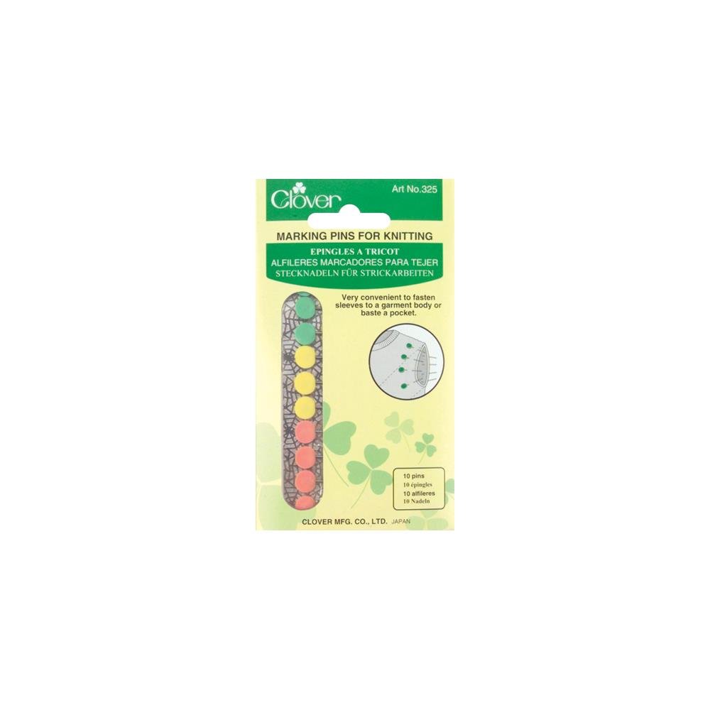 Clover Knitting Marking & Block Pins - 051221355714 | Accessories at Michigan Fine Yarns