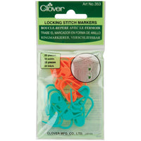 Clover Locking Stitch Marker - 051221356049 | Accessories at Michigan Fine Yarns
