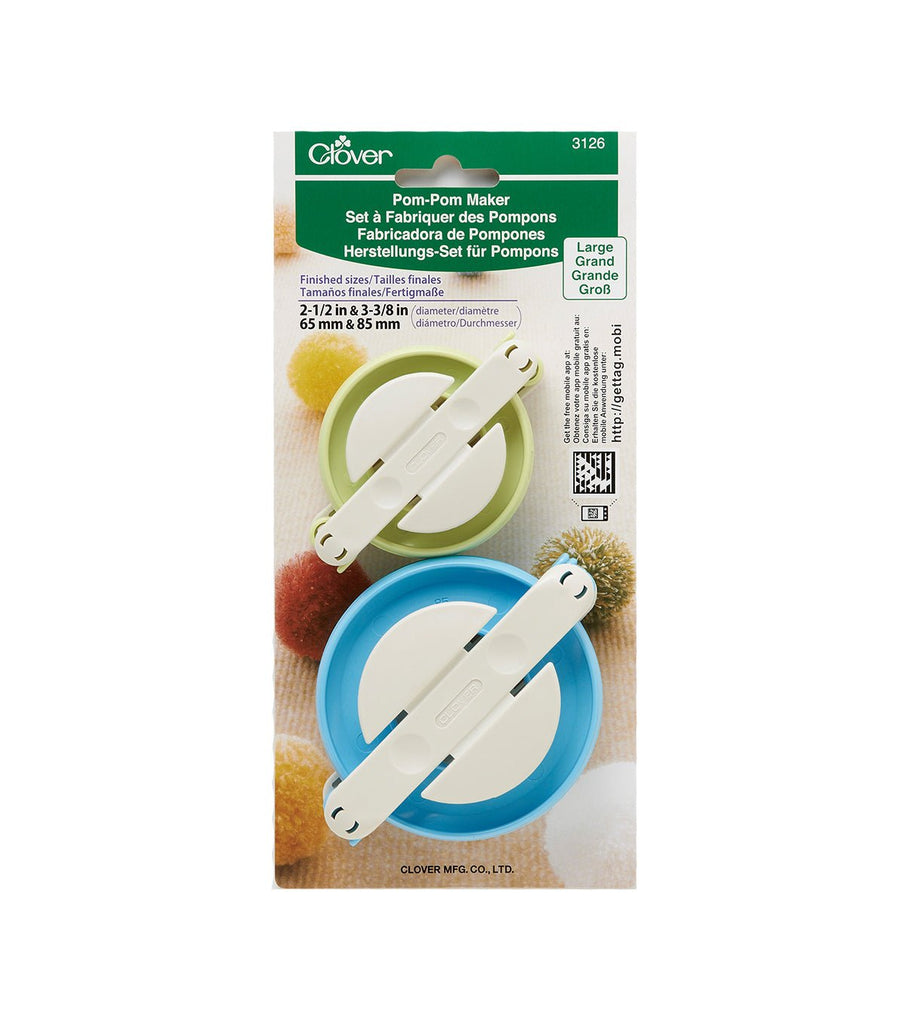 Clover Pom-Pom Maker -Large 88417322 | Accessories at Michigan Fine Yarns