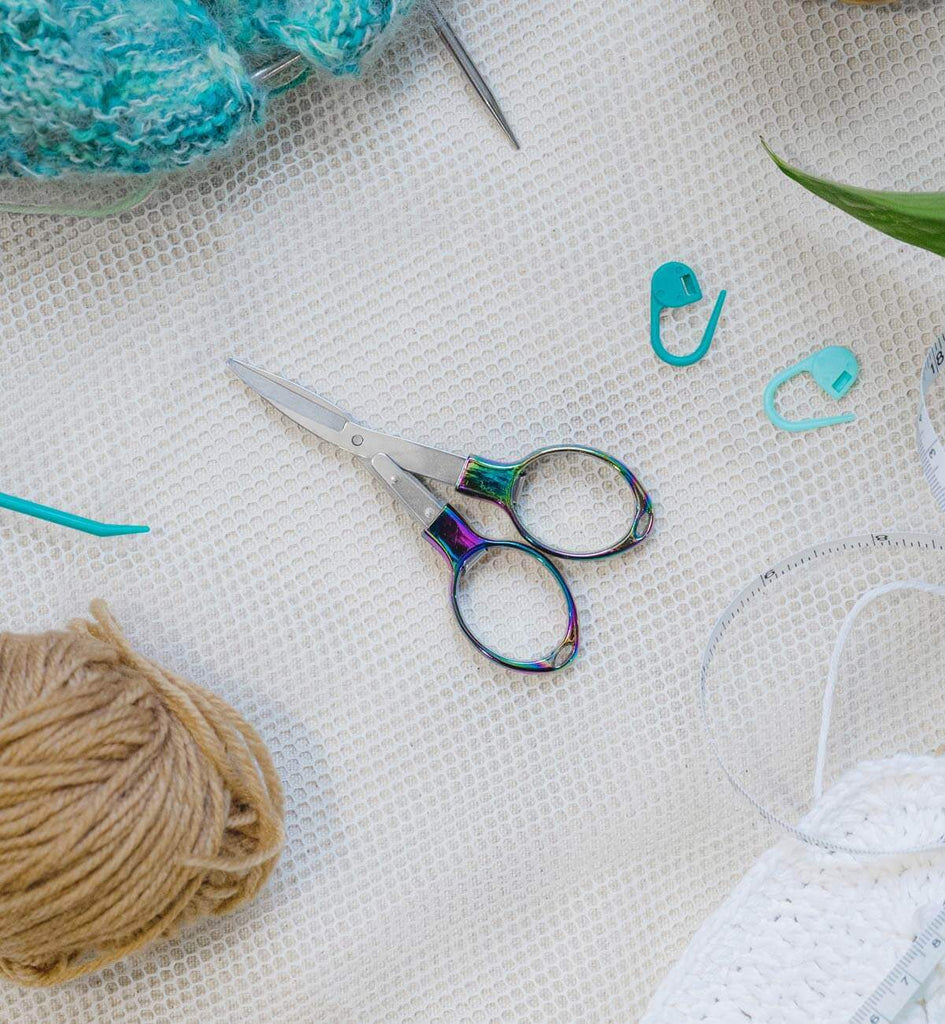 Knitter's Pride Rainbow Folding Scissors - 8907628028923 | Accessories at Michigan Fine Yarns