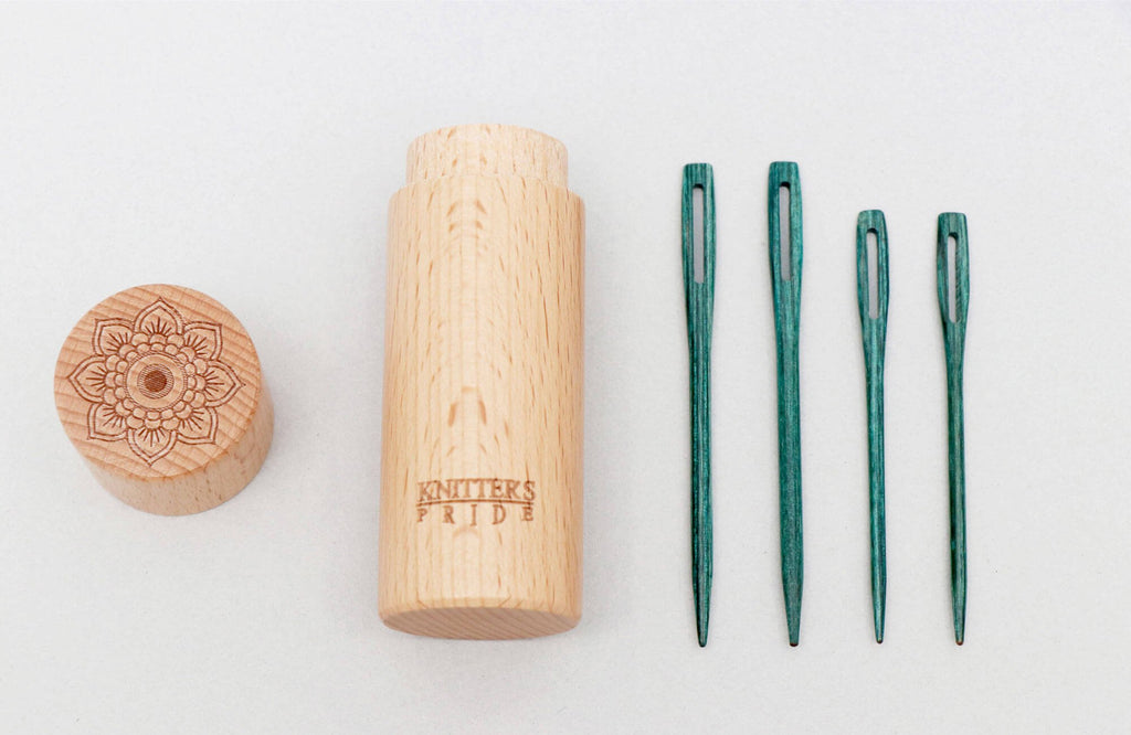 Knitter's Pride Teal Wooden Darning Needles - 8907628028909 | Accessories at Michigan Fine Yarns