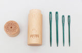 Teal Wooden Darning Needles