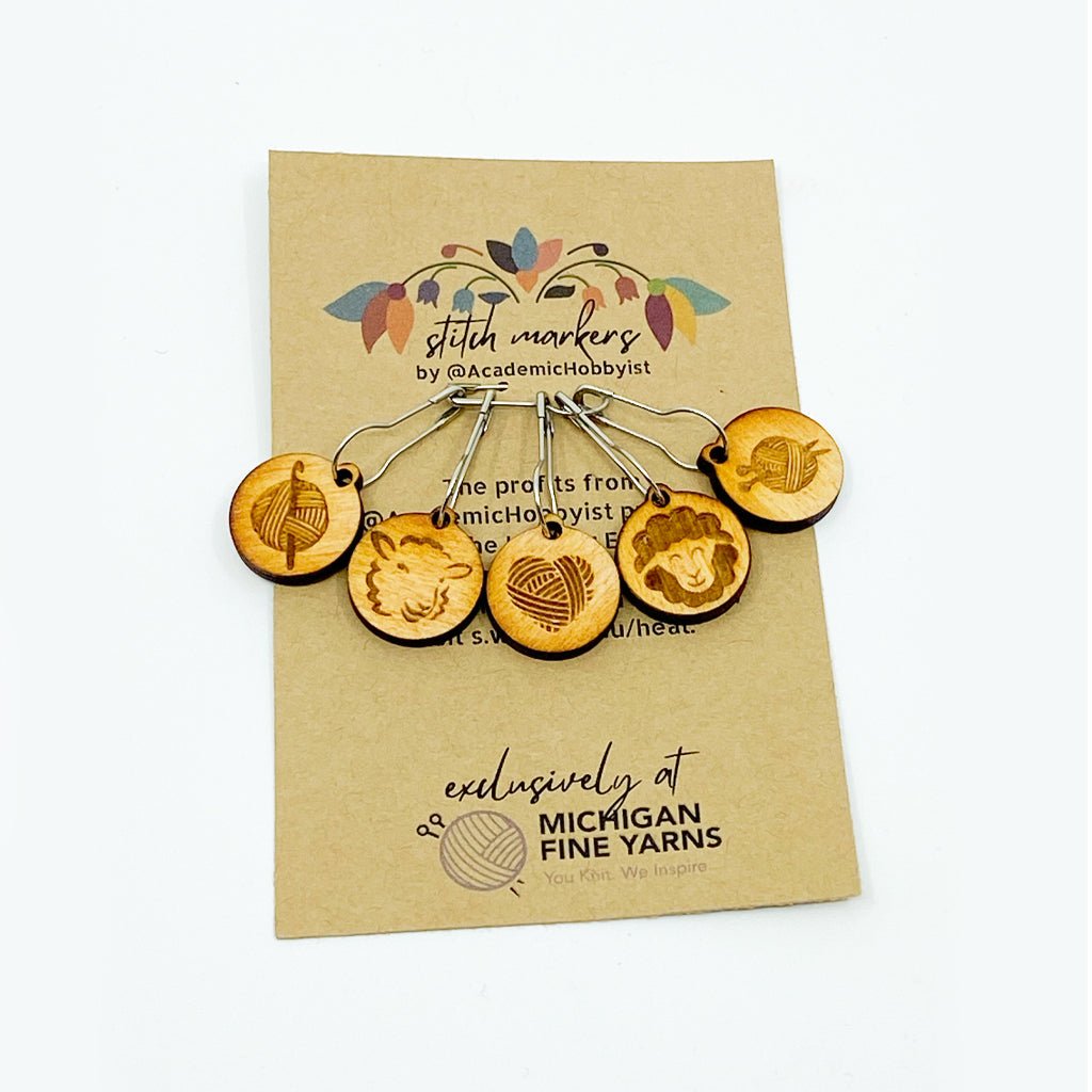 Michigan Fine Yarns AcademicHobbyist Progress Keepers (Sets of 5) at Michigan Fine Yarns