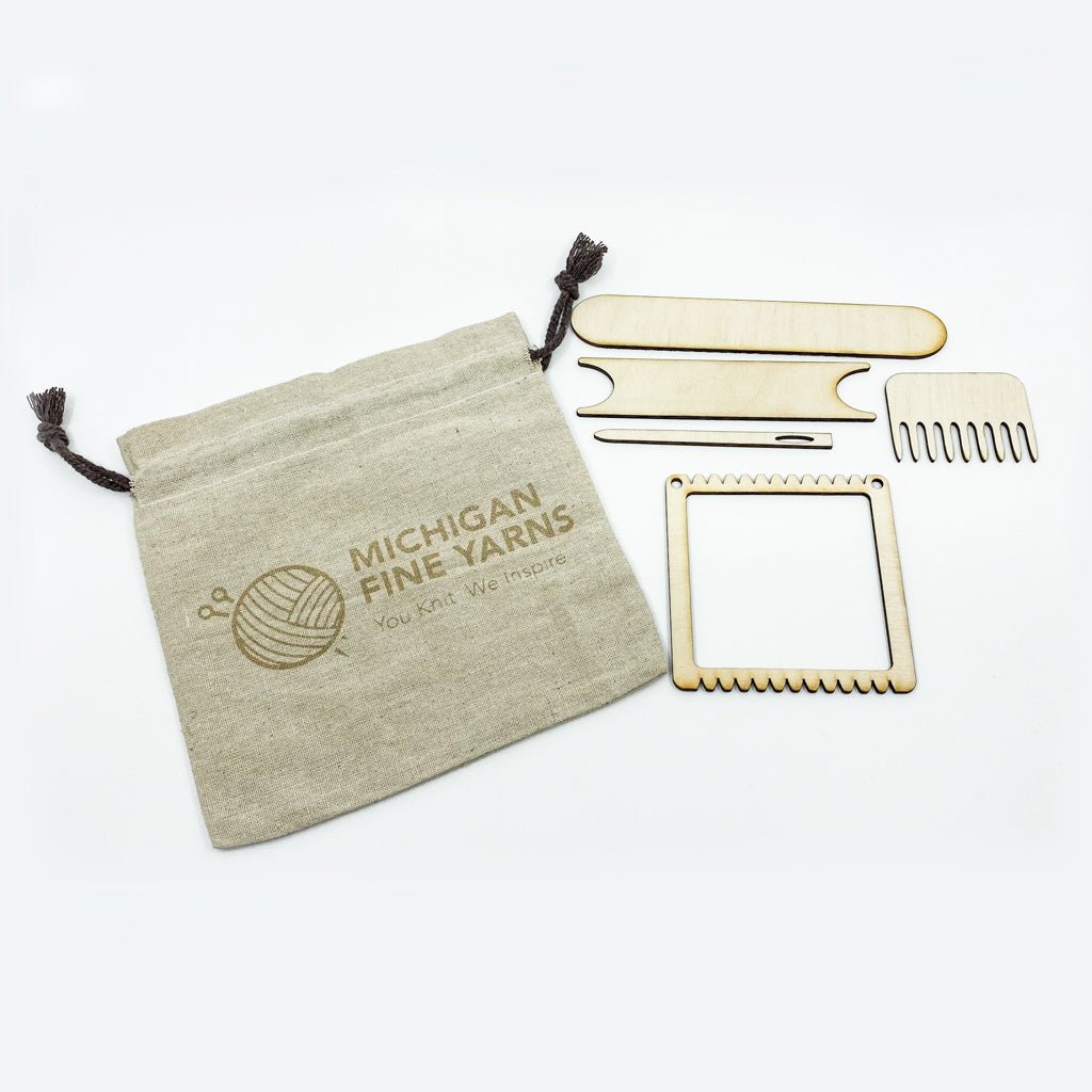 Michigan Fine Yarns AcademicHobbyist x MFY+ Loom to Go Set at Michigan Fine Yarns