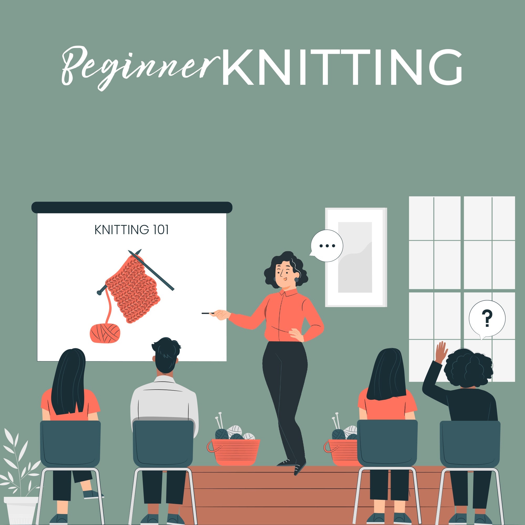 Beginner Knitting - Classes at Michigan Fine Yarns