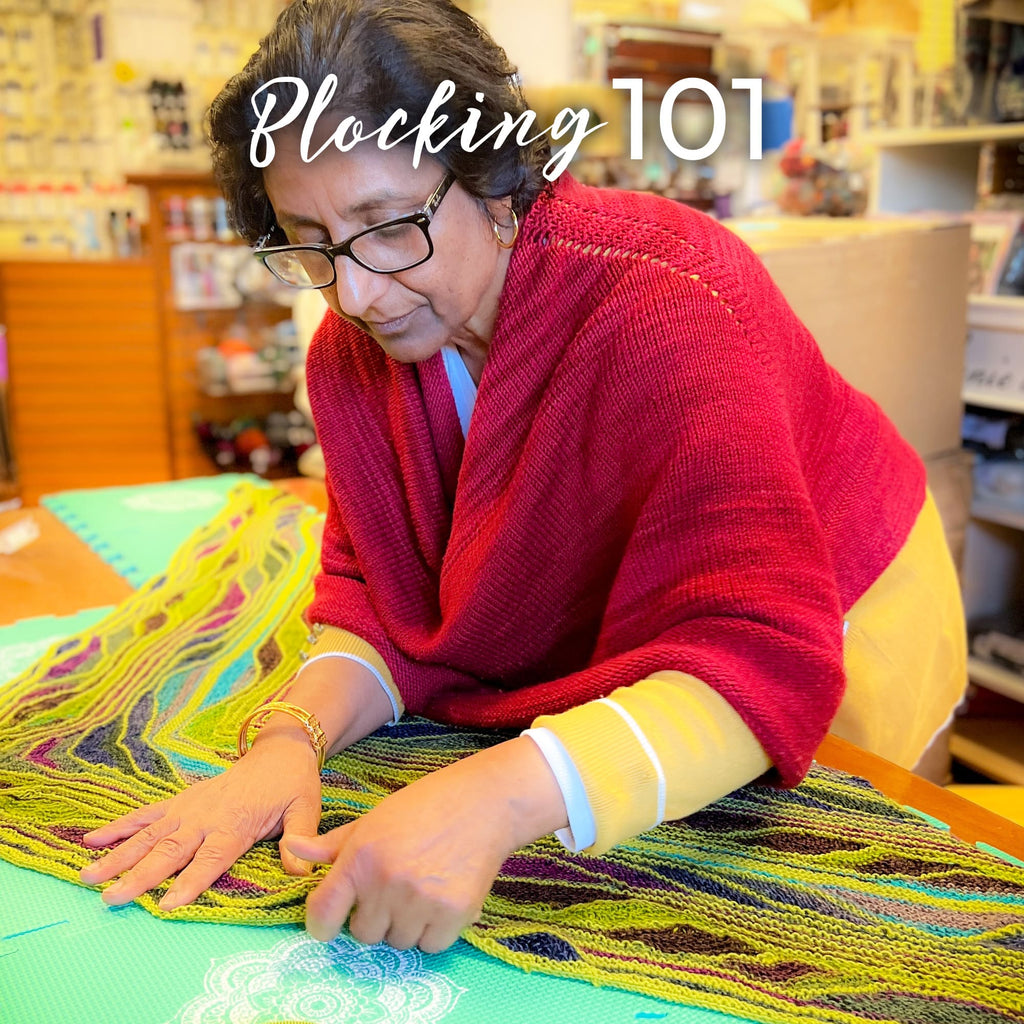 Michigan Fine Yarns Blocking 101 - | Class at Michigan Fine Yarns