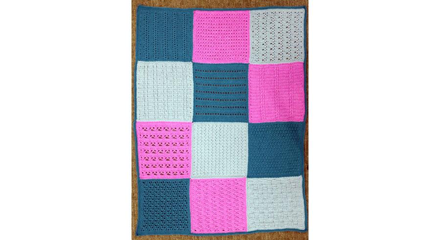 Plymouth Yarns Plymouth Yarn Book 659 Encore Worsted Crochet Sampler Afghan - | Crochet Book at Michigan Fine Yarns