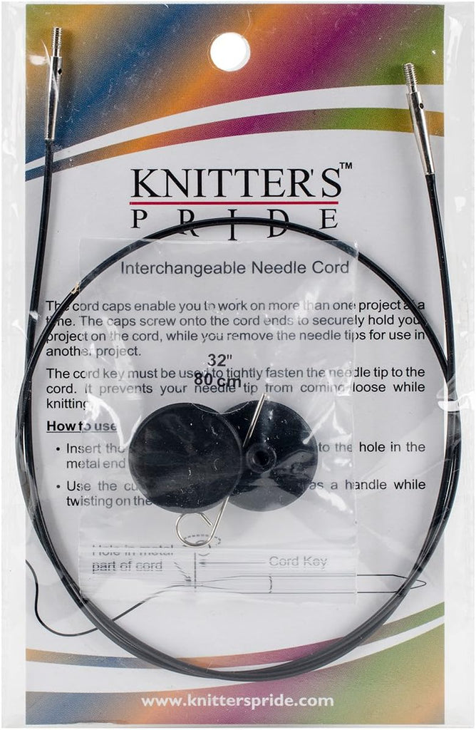 Knitter's Pride Interchangeable Cord -32" (80cm) 8904086231773 | Crochet Hooks at Michigan Fine Yarns
