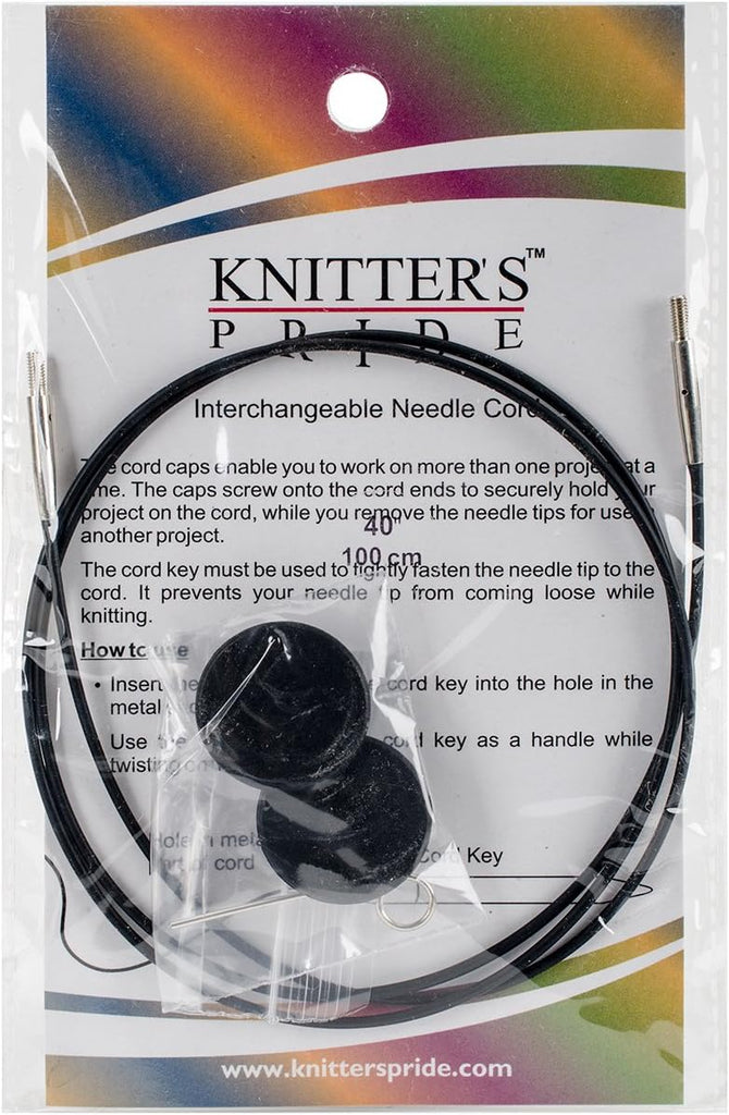 Knitter's Pride Interchangeable Cord -40" (100cm) | Crochet Hooks at Michigan Fine Yarns