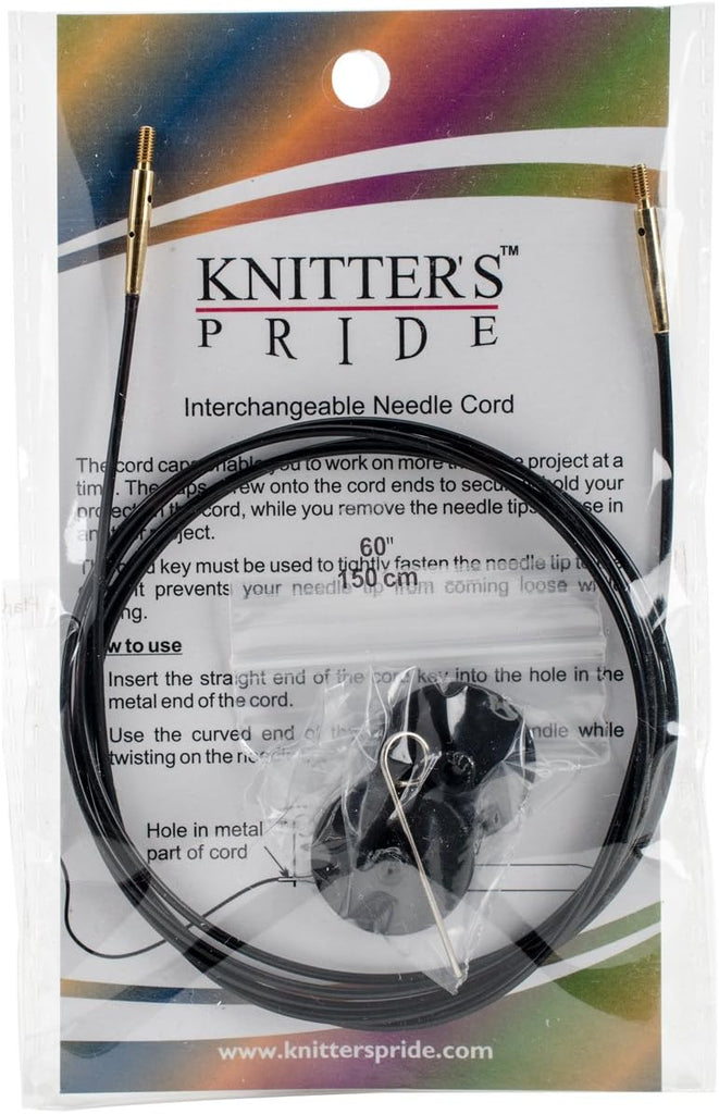 Knitter's Pride Interchangeable Cord -60" (150cm) | Crochet Hooks at Michigan Fine Yarns