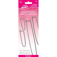 Susan Bates Silvalume Aluminum Stitch Holders - 077216302600 | Crochet Hooks at Michigan Fine Yarns