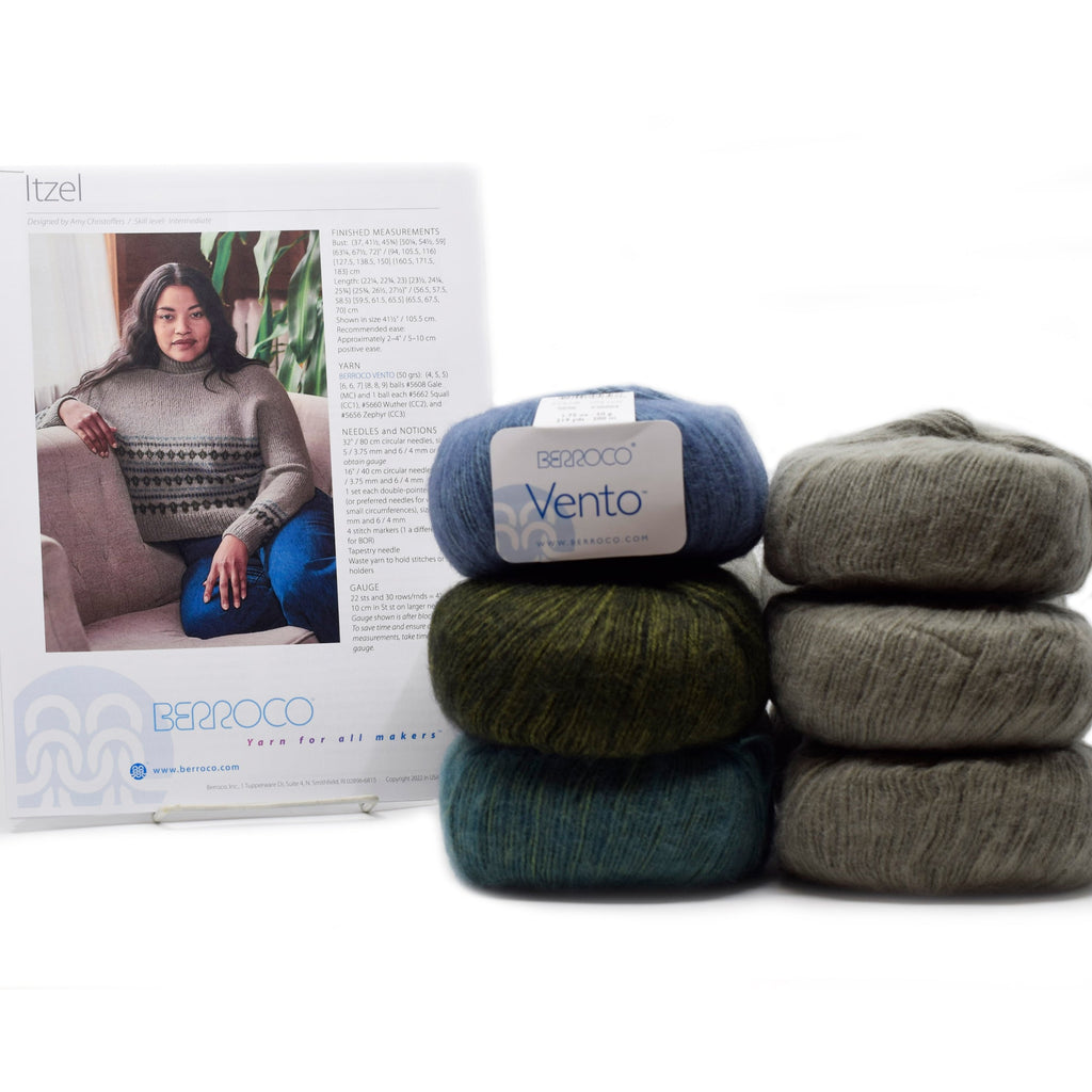 Berroco Itzel Kit -Kit 1 - MC 5608/CC1-5662 CC2-5660 CC3-5656 | Kits at Michigan Fine Yarns
