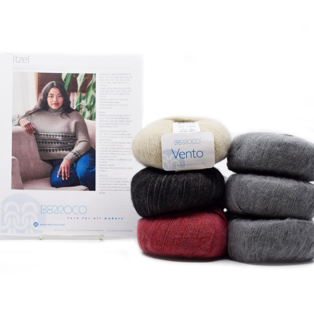 Berroco Itzel Kit -Kit 2 - MC 5605/CC1-5637 CC2-5661 CC3-5604 | Kits at Michigan Fine Yarns