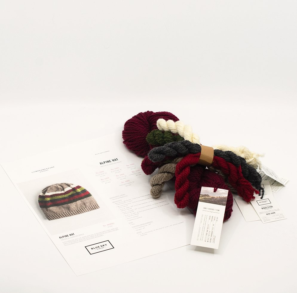 Blue Sky Fibers Alpine Hat Kit at Michigan Fine Yarns