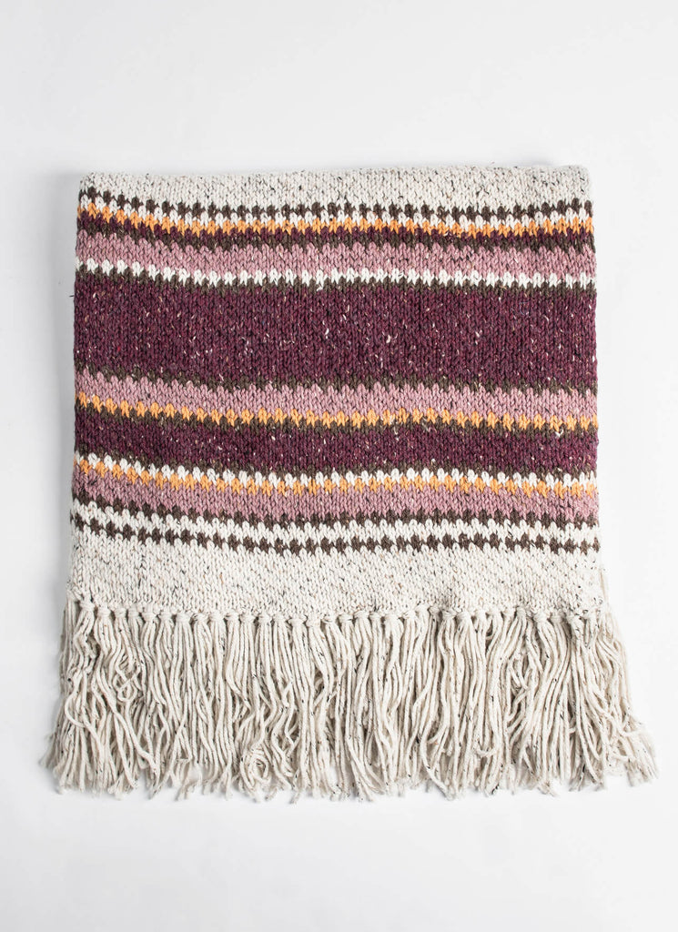 Blue Sky Fibers Brentwood Throw Kit -Original Colorway | Kits at Michigan Fine Yarns