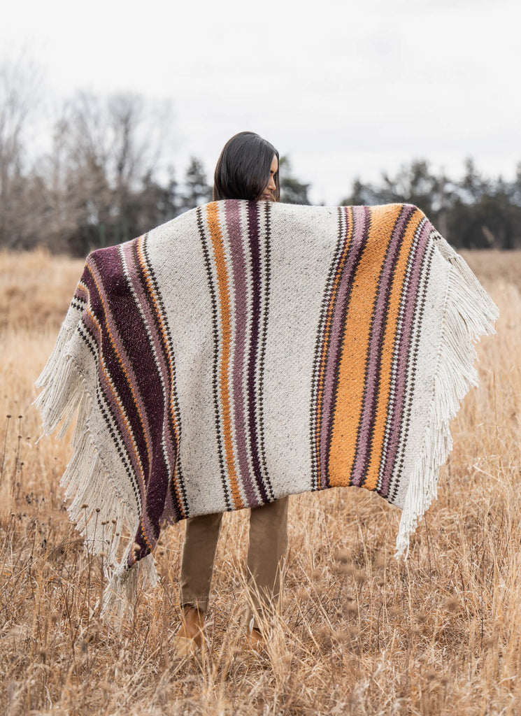 Blue Sky Fibers Brentwood Throw Kit -Original Colorway | Kits at Michigan Fine Yarns