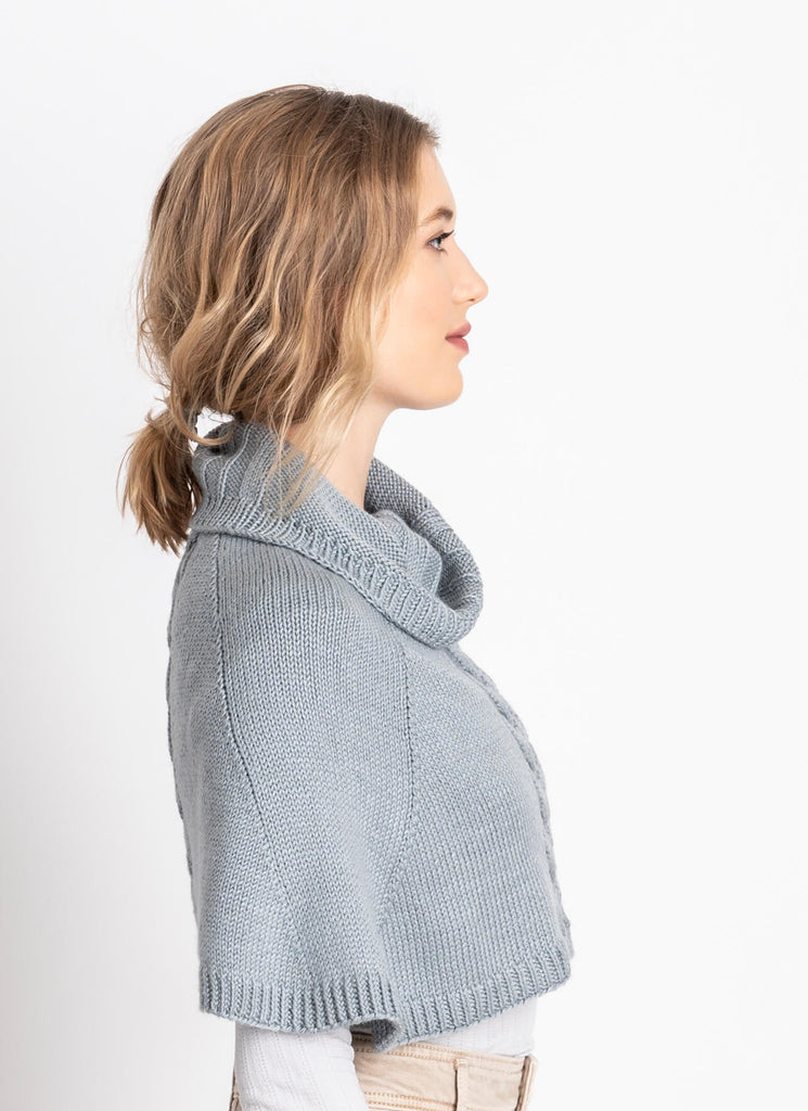 Blue Sky Fibers Calgary Capelet - | Kits at Michigan Fine Yarns