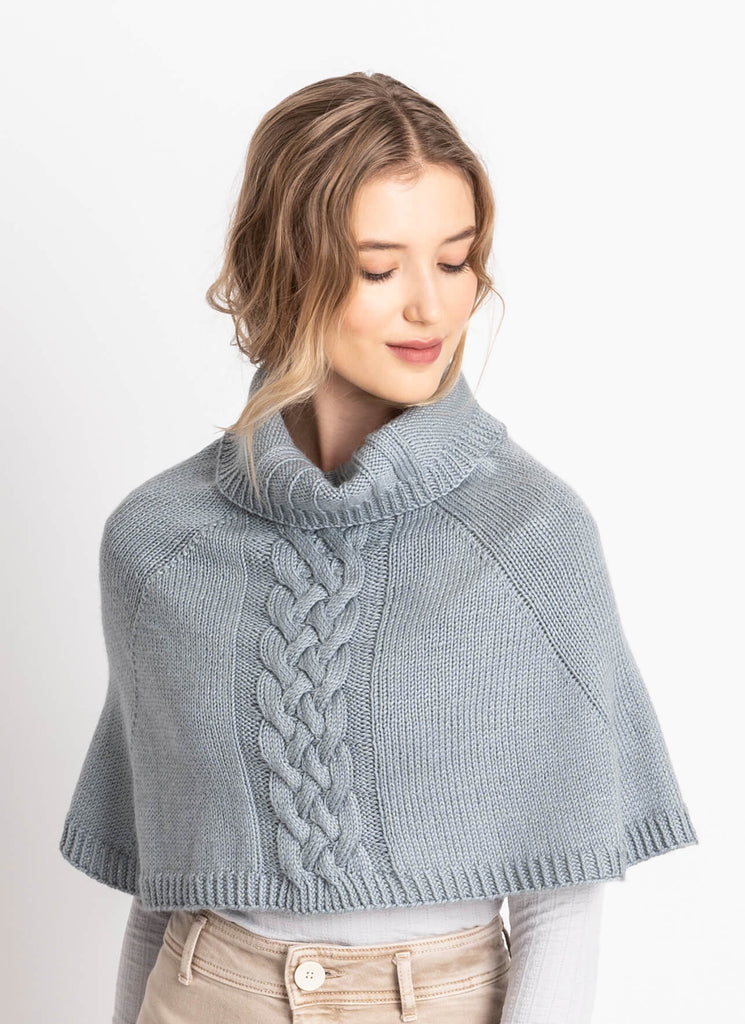 Blue Sky Fibers Calgary Capelet - | Kits at Michigan Fine Yarns