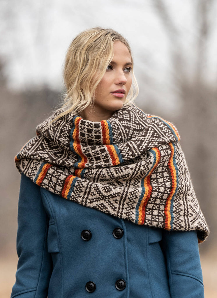 Blue Sky Fibers Edmonton Wrap Kit -Original Colorway 61683754 | Kits at Michigan Fine Yarns