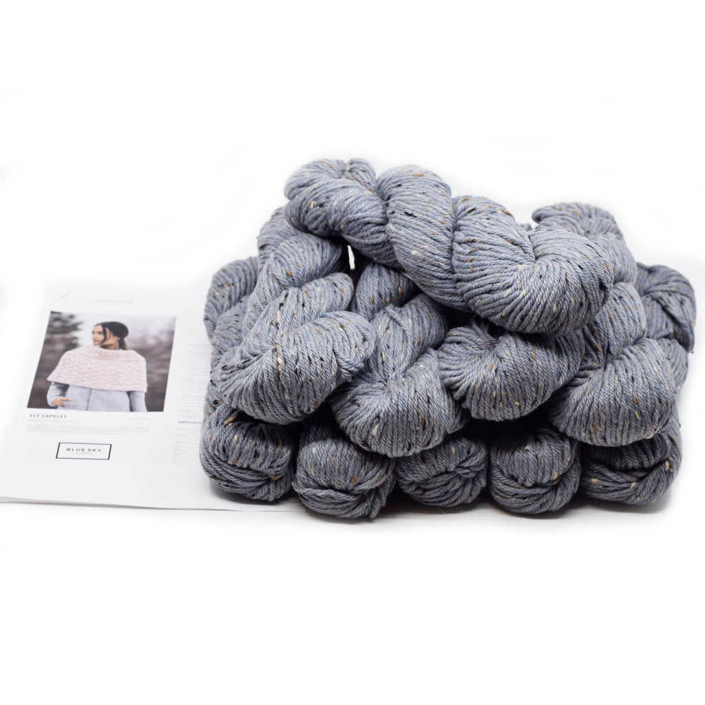 Blue Sky Fibers Ely Capelet Kit -89890346 | Kits at Michigan Fine Yarns