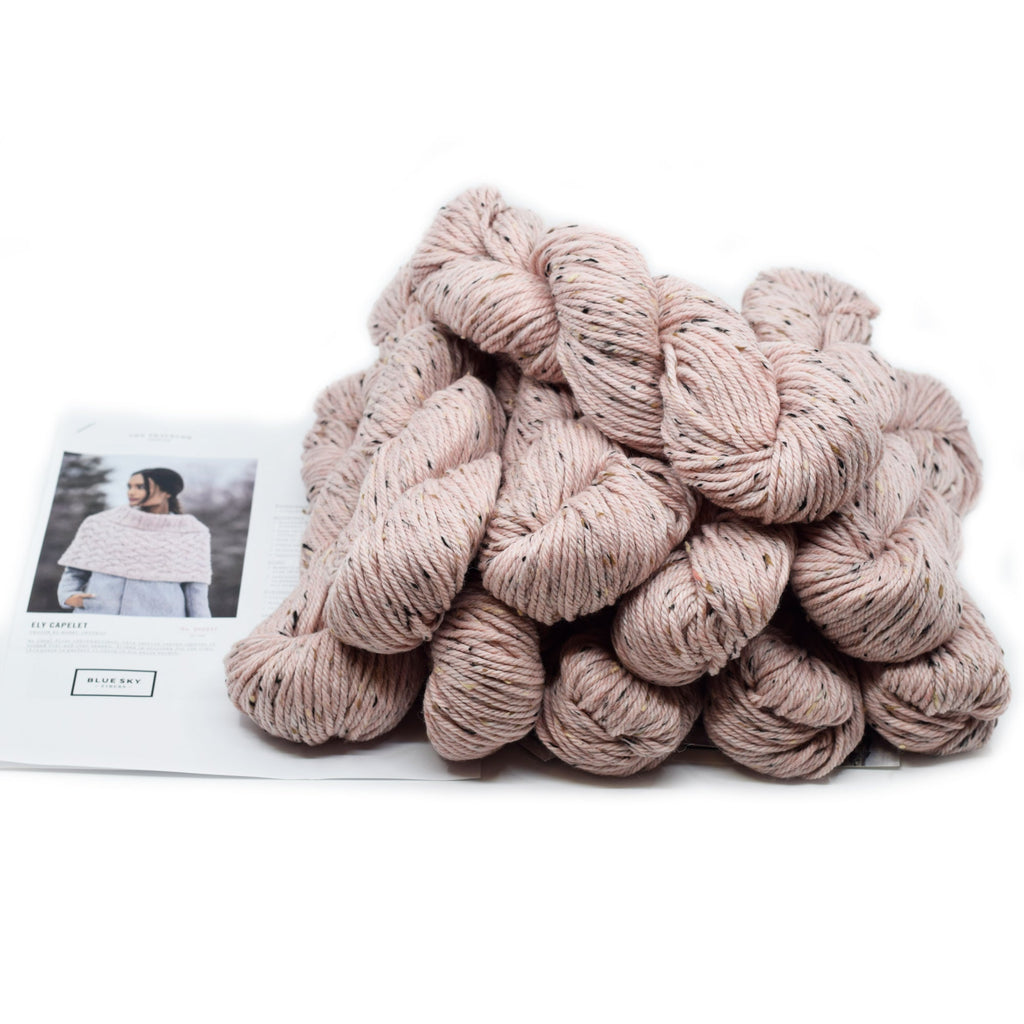 Blue Sky Fibers Ely Capelet Kit -89890346 | Kits at Michigan Fine Yarns