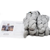 Blue Sky Fibers Hovland Entrelac Wrap Kit -507 - Natural Light Gray (Model) 40198186 | Kits at Michigan Fine Yarns