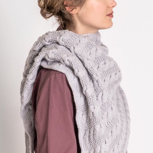 Blue Sky Fibers Livonia Shawl Kit -2400 - Deep Space 64867114 | Kits at Michigan Fine Yarns