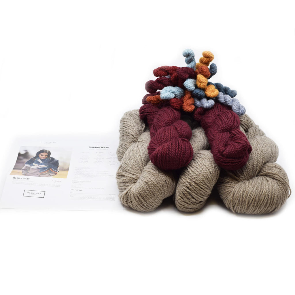 Blue Sky Fibers Marion Wrap Kit -Alternative Kit 89415722 | Kits at Michigan Fine Yarns