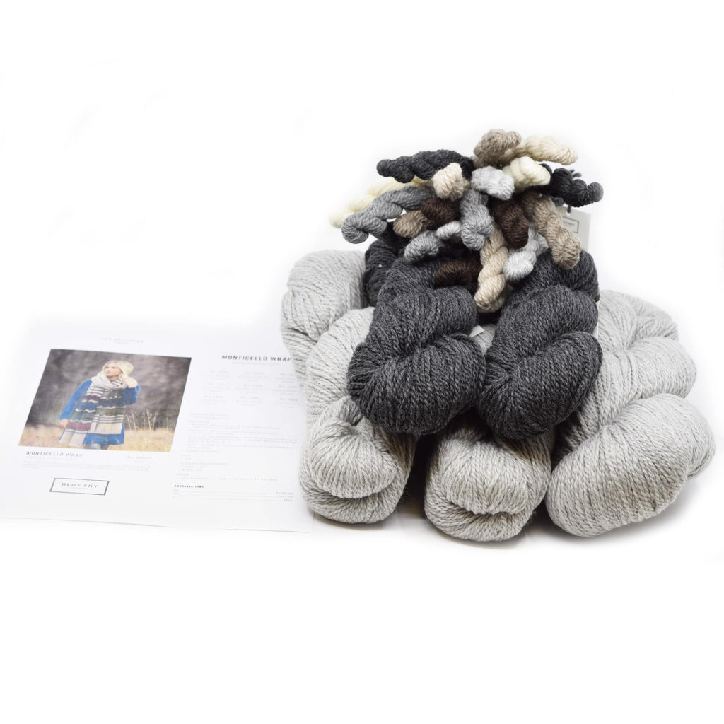 Blue Sky Fibers Monticello Wrap Kit -Alternative Kit 56057898 | Kits at Michigan Fine Yarns
