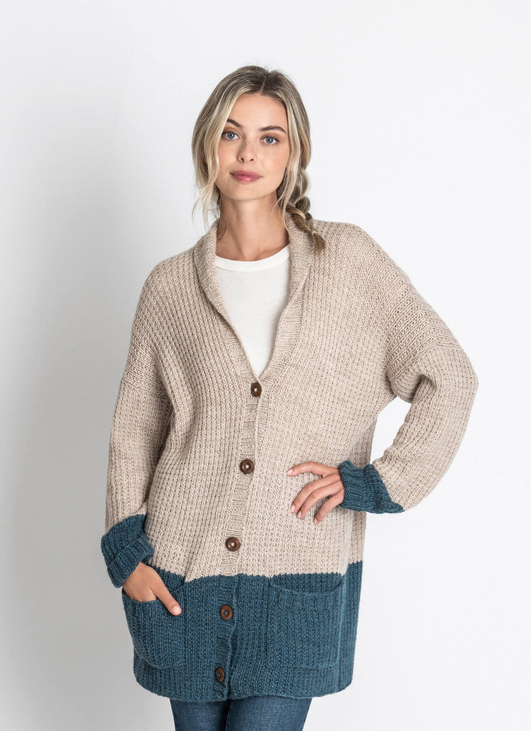 Blue Sky Fibers Northbrook Cardigan Kit -Original Colorway | Kits at Michigan Fine Yarns