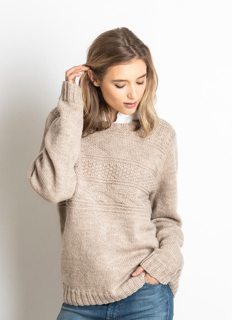 Blue Sky Fibers Pemberton Pullover Kit -1300 - Cast Iron X-Large - 2X-Large 31293994 | Kits at Michigan Fine Yarns