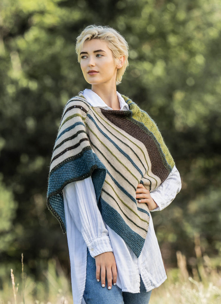 Blue Sky Fibers Poulsbo Wrap Kit -Original Colorway 44416042 | Kits at Michigan Fine Yarns