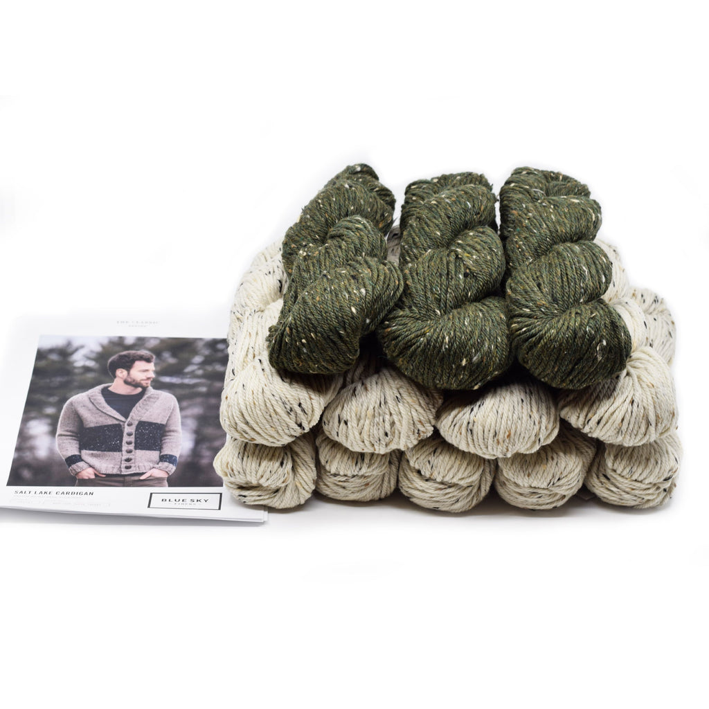 Blue Sky Fibers Salt Lake Cardigan Kit -Alternative Kit 10214442 | Kits at Michigan Fine Yarns