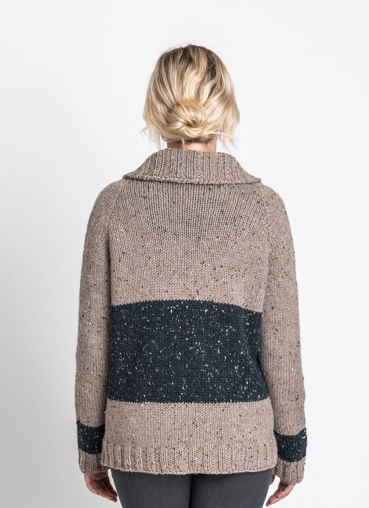 Blue Sky Fibers Salt Lake Cardigan Kit -Main Kit (Model) 10181674 | Kits at Michigan Fine Yarns