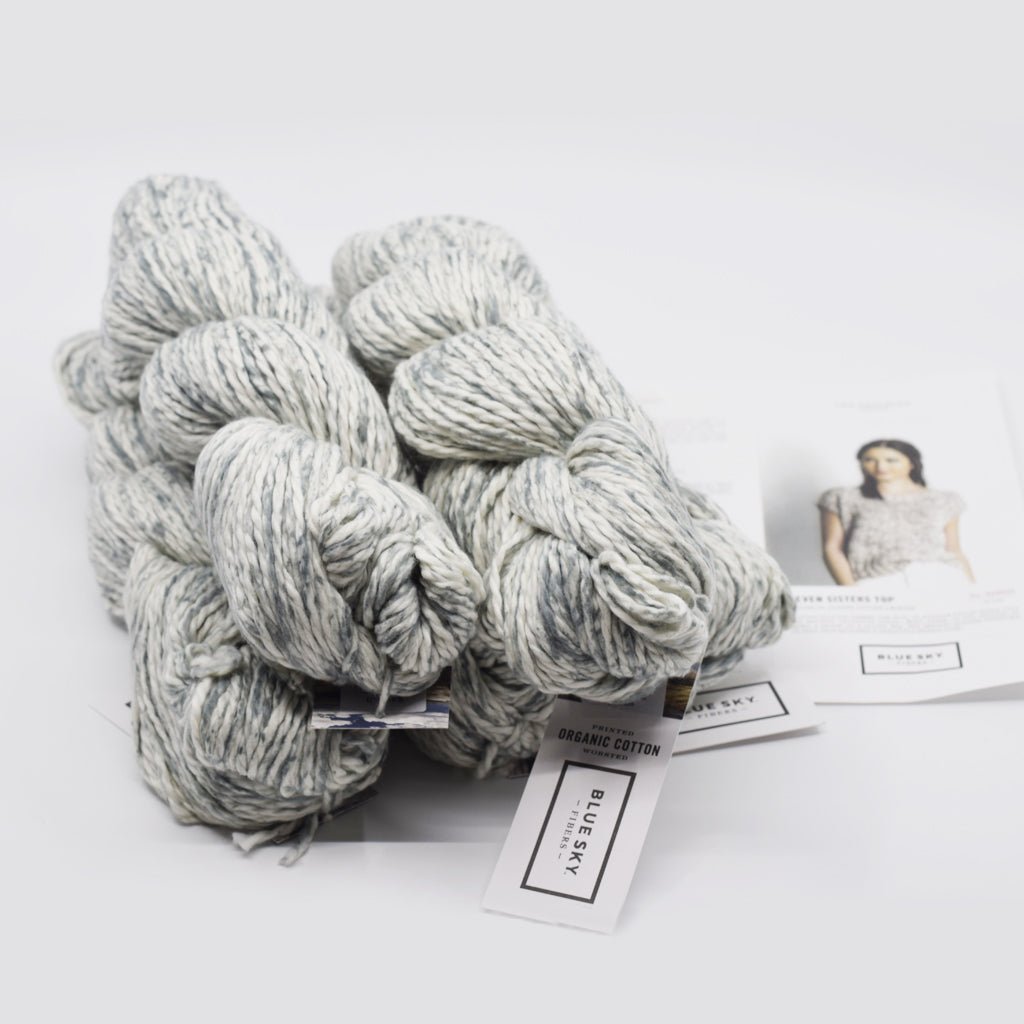 Blue Sky Fibers Seven Sisters Top -No. 2203 Dusty Miller 57496618 | Kits at Michigan Fine Yarns