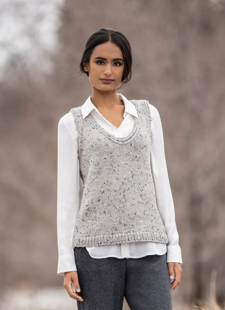 Blue Sky Fibers Summit Vest Kit -Main Kit (Model) 23387178 | Kits at Michigan Fine Yarns