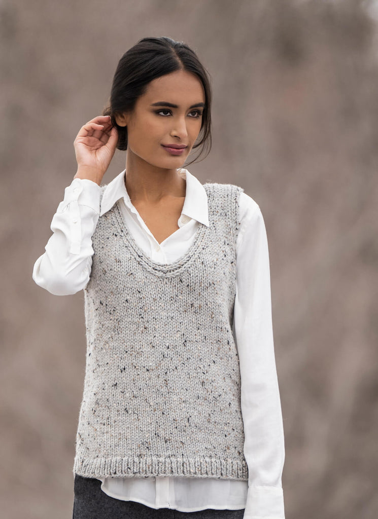 Blue Sky Fibers Summit Vest Kit -Main Kit (Model) 23387178 | Kits at Michigan Fine Yarns