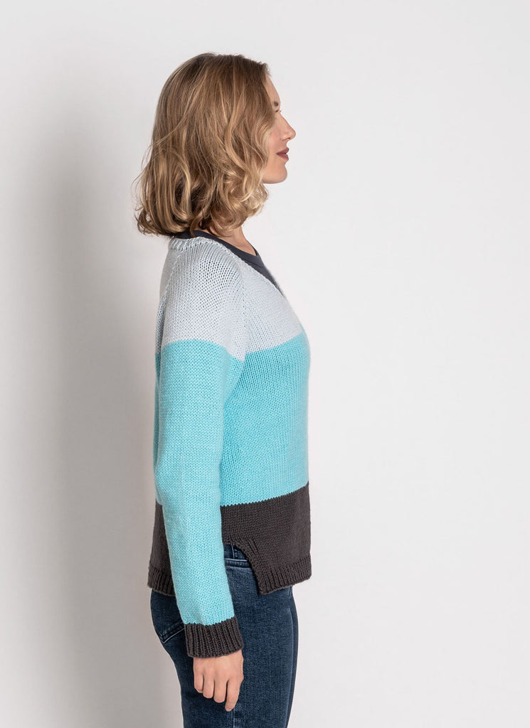 Blue Sky Fibers Sweater Sweater Kit -Original Colorway | Kits at Michigan Fine Yarns
